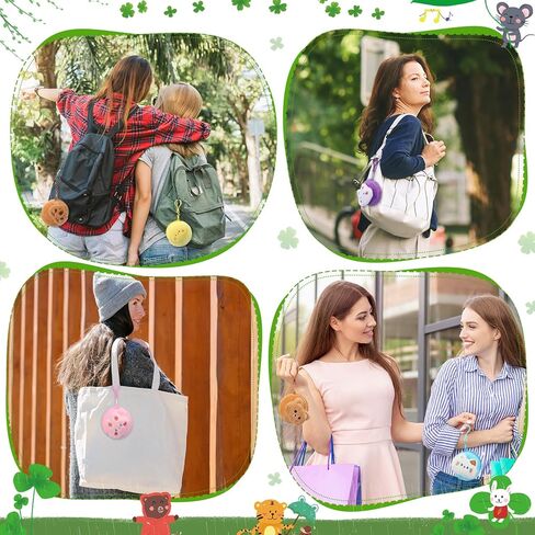 40 Pcs Coin Purse for Women Mini Kawaii Plush Coin Pouch Small Wallet with Zipper Keychain Change Purse Keychain Exchange Gifts for Women Christmas in Saudi Arabia