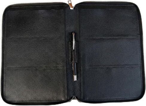 Genuine Leather Checkbook Cover for Multiple Check Books - Checkbook Organizer for Up to 6 Books With Duplicate Checks - Checkbook Holder for Women and Men in Saudi Arabia