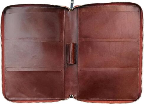 Genuine Leather Checkbook Cover for Multiple Check Books - Checkbook Organizer for Up to 6 Books With Duplicate Checks - Checkbook Holder for Women and Men in Saudi Arabia