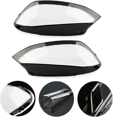 Car Front Headlight Cover Lamp Headlamp Glass Shell Mask Lampshade Lens Compatible For VW Golf 7 MK7 GTI 2014 2015 2016 2017(Right) in Saudi Arabia