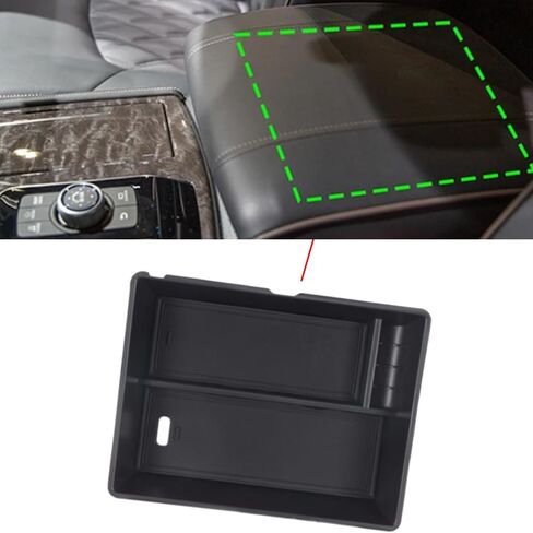 Riloer Center Console Organizer Tray, Compatible with Nissan 2023 Patrol, Middle Console Armrest Box Secondary Storage in Saudi Arabia