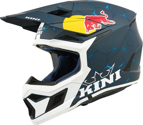 Kini MX3 MX Helmet Adult Red Bull 1.0 Blue/White Large in Saudi Arabia