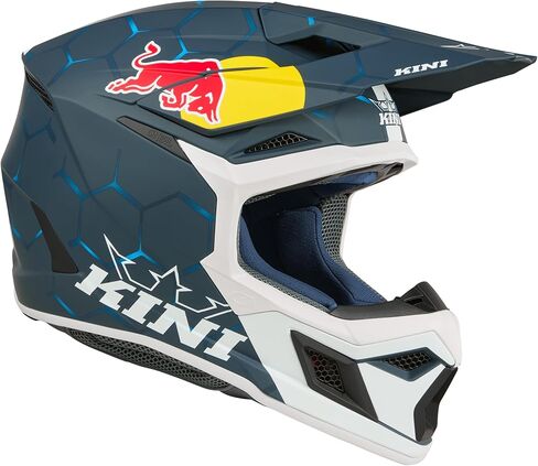 Kini MX3 MX Helmet Adult Red Bull 1.0 Blue/White Large in Saudi Arabia