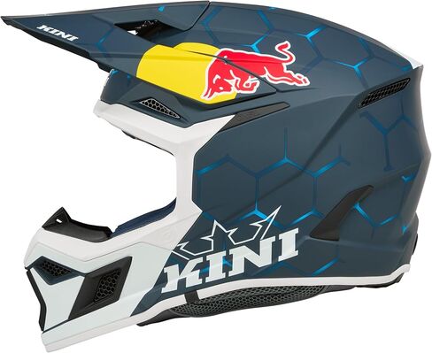 Kini MX3 MX Helmet Adult Red Bull 1.0 Blue/White Large in Saudi Arabia