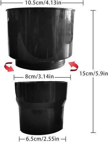 Large Car Cup Holder, Cars Interior Accessory Big Bottles Car Cup Holders, Big Drink Coffee Mug Adapter in Saudi Arabia