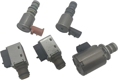 طقم الملف اللولبي الرئيسي لناقل الحركة المكون من 5 قطع لسيارة GMC Cadillac Chevy 4L60E/4L65E/4L70E - استبدال الأجزاء المجددة A/B Shift و3-2 Downshift وEPC وTCC (2003-On) in Saudi Arabia