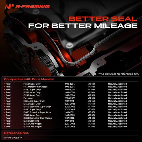 A-Premium Engine Valve Cover Gasket Set Compatible with Ford F-250 F-350 F-450 F-550 Super Duty 1999-2004, F-53 Motorhome Chassis, E-350 Club Wagon, E-450 Econoline Super Duty, Excursion, 6.8L in Saudi Arabia