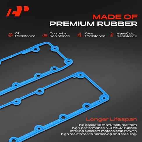 A-Premium Engine Valve Cover Gasket Set Compatible with Ford F-250 F-350 F-450 F-550 Super Duty 1999-2004, F-53 Motorhome Chassis, E-350 Club Wagon, E-450 Econoline Super Duty, Excursion, 6.8L in Saudi Arabia
