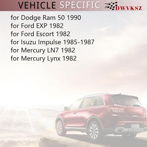 1x خرطوم سخان HVAC يستبدل #22962116، 22715343 للأنابيب-1 إلى الأنابيب-3 لـ Isuzu Impulse 2.0L 1985 1986 1987، لـ Dodge Ram 50 3.0L 1990، لـ Mercury Lynx 1.6L 1982، لـ Ford Escort 1.6L 1982 in Saudi Arabia