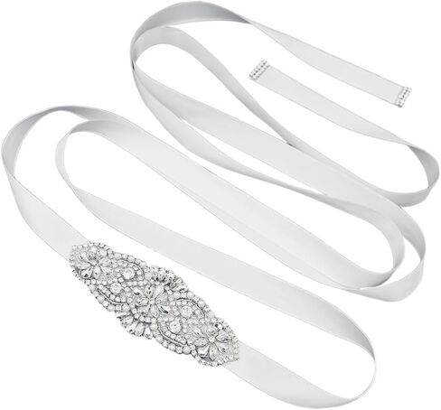 Uonlytech 1Pc Elegant Rhinestone Pearl Waist Belt for Bride Multi Functional Wedding Dress Accessory for Banquets Prom and Special Events Delicate Handcrafted Design Versatile Clothing in Saudi Arabia