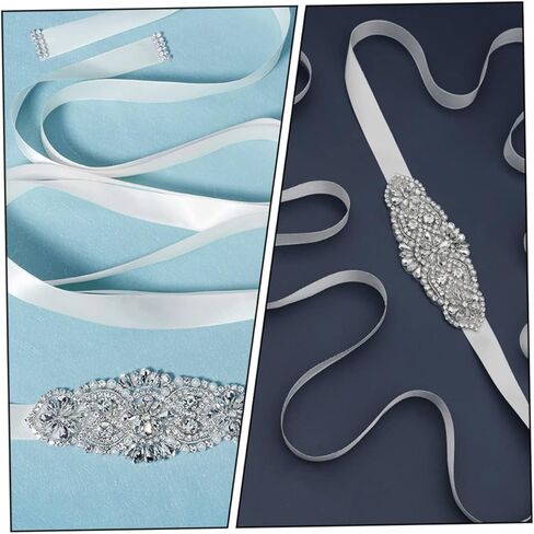 Uonlytech 1Pc Elegant Rhinestone Pearl Waist Belt for Bride Multi Functional Wedding Dress Accessory for Banquets Prom and Special Events Delicate Handcrafted Design Versatile Clothing in Saudi Arabia