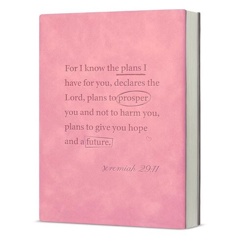 Purple Girly Christian Journal, Religious Bible Verse Notebook Spiritual Christian Gifts for Women, Jeramiah 29:11 Scripture Purple Journal Notebook in Saudi Arabia
