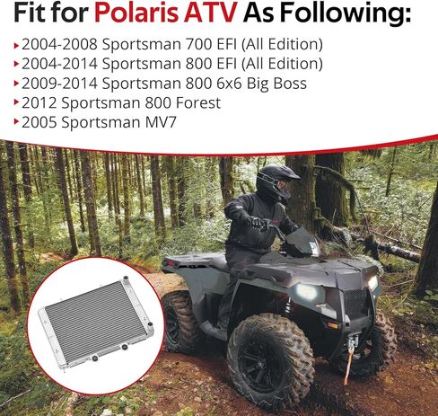 مشعاع JAVIK لـ Polaris Sportsman 700 EFI Sportsman 800 EFI 2004-2014 Sportsman 800 6x6 Big Boss 2009-2014 Sportsman 800 Forest 2012 Sportsman MV7 2005 O.E.M#1240521 1240190 1240301 in Kuwait
