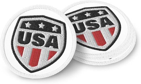 Dedbol Team USA Badge Embroidered White Soccer Patch in Saudi Arabia