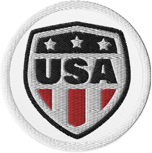 Dedbol Team USA Badge Embroidered White Soccer Patch in Saudi Arabia