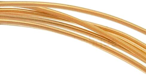 14K Gold Round Wire 16 Gauge 3 Inches in Kuwait