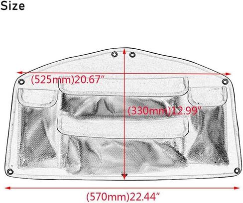 Motorcycle Trunk Lid Organizer Bag Removable Travel Luggage Bag for H-onda Goldwing GL1800 2001-2017 Rear Tail Storage Bag Accessories in Saudi Arabia