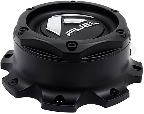 Fuel Matte Black Center Cap 6-3/4"OD Bolt-On Dually Closed-End 1004-10MB 1PC in Saudi Arabia