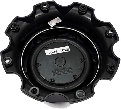 Fuel Matte Black Center Cap 6-3/4"OD Bolt-On Dually Closed-End 1004-10MB 1PC in Saudi Arabia