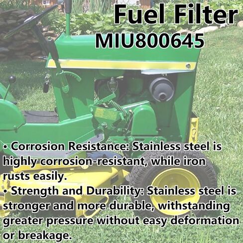 MIU800645 فلتر الوقود متوافق مع JD 1445 1545 1565 1570 1575 1580 1585 7200 7200A 7400 7500 7500A 7700 7700A 8000 8000A in Saudi Arabia