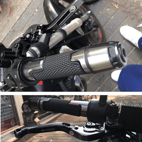 DOUKI لسوزوكي GSXR1300 Hayabusa 2008-2016 دراجة نارية قابلة للطي عتلات فرامل مقابض قابلة للتعديل ملحقات CNC مع شعار GSX 1300R رافعة (اللون: 5) in Kuwait