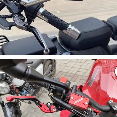 DOUKI لسوزوكي GSXR1300 Hayabusa 2008-2016 دراجة نارية قابلة للطي عتلات فرامل مقابض قابلة للتعديل ملحقات CNC مع شعار GSX 1300R رافعة (اللون: 5) in Kuwait