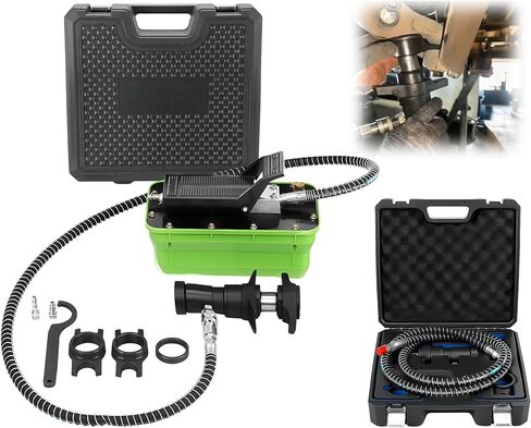 Universal Hydraulic Ball Head Removal Tool 19-28 mm, 25-30 mm, 30-36mm Variable Hydraulic Ball Head disassembly Tool & 10,000 PSI Air Hydraulic Pump, NPT 3/8" Oil Outlet, 1/4" Inlet, Foot Actuated in Saudi Arabia