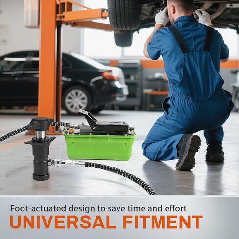 Universal Hydraulic Ball Head Removal Tool 19-28 mm, 25-30 mm, 30-36mm Variable Hydraulic Ball Head disassembly Tool & 10,000 PSI Air Hydraulic Pump, NPT 3/8" Oil Outlet, 1/4" Inlet, Foot Actuated in Saudi Arabia