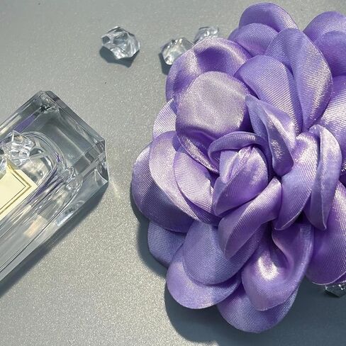 أنيقة كبيرة زهرة الورد دبابيس التلبيب دبابيس اليدوية لذيذ الساتان النسيج دبابيس كبيرة زهرة الكاميليا بروش دبوس للنساء الزفاف جزء فستان الرقص دعوى الملابس والاكسسوارات والمجوهرات (Prople) in Kuwait