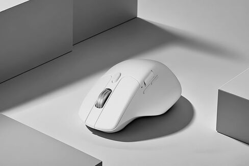 Keychron M6 Wireless All Silent Gaming Optical Mouse, 8000Hz Tri-Mode 2.4 GHz/Bluetooth 5.3/Wired, PixArt 3950 Sensor, 30000 DPI, Magnetic Metal Scroll Wheel for Windows PC/Mac - Black in Saudi Arabia