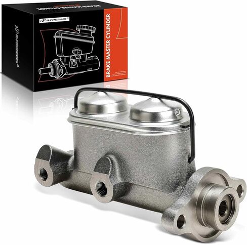 A-Premium Brake Master Cylinder with Reservoir and Cap Compatible with Chevrolet, GMC, Oldsmobile, Pontiac, Buick Vehicles - Malibu, Camaro, Chevelle, Corvair, El Camino, Monte Carlo, Sprint, Firebird in Saudi Arabia