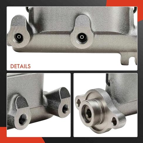 A-Premium Brake Master Cylinder with Reservoir and Cap Compatible with Chevrolet, GMC, Oldsmobile, Pontiac, Buick Vehicles - Malibu, Camaro, Chevelle, Corvair, El Camino, Monte Carlo, Sprint, Firebird in Saudi Arabia