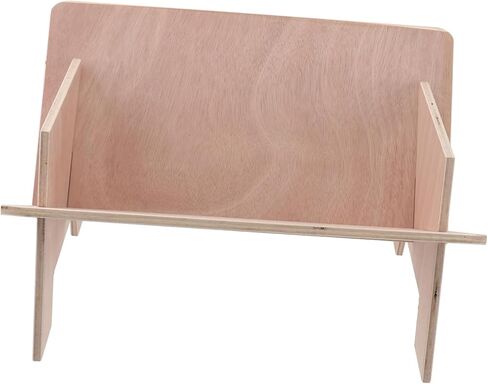 COHEALI 1pc Compact Wooden Bookshelf Simple Desktop Document Rack for Office Organization and Small Spaces Easy Assembly Creative Storage Natural Finish in Saudi Arabia