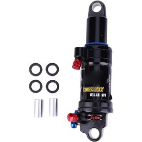 VBESTLIFE Air Pressure Rear Shock Absorber, 165mm Steel Adjustable Damping Rear Shock Accessory for Mountain Bike