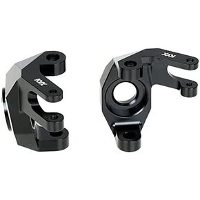 KYX Racing Aluminum Alloy Front Axle Steering Knuckles Upgrades Parts Accessories for 1/6 RC Crawler Car Axial SCX6 AXI05000
