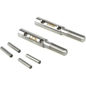 Racing 1/10th RC Crawler Car Stainless Steel Portal Stub Axle Drive Shaft for Axial SCX10 II AR44 Axle Portal Axles, Upgrades Parts Accessories