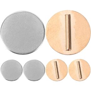 VILLCASE Mini Pin Brooch Converter, Magnetic Brooch Pin Converter, Almost Invisible No Harm Cloth Metal Pin Backs for Scarf Hijab Shawls Thin Fabric, 3 Pairs