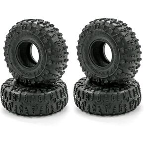 GoolRC 4PCS RC Crawler Tires, 1.9 Inch Rubber Tires 125mm Tyre Replacement for 1/10 Traxxas TRX4 SCX10 90046 90047 CC01 RC Rock Crawler