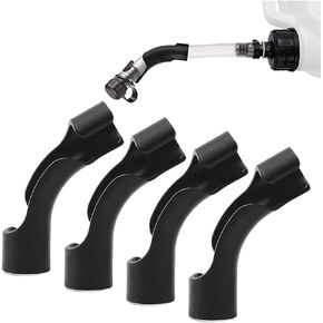4 Pcs Hose Bender for Racing Fuel Tanks, Gas Jugs Cans, Utility Containers, Fuel Cans, 1" Inside Diameter Compatible with VP, LC2, Sportsman, Rural King... Provides the perfect bend for your fuel hose