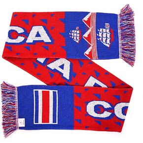 Costa Rica Soccer Knit Scarf