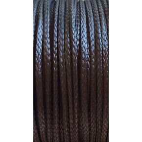 MarineNow Single Braid Synthetic Rope UHMWPE 5mm (3/16) 100 feet Black
