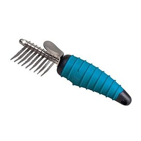 Ergonomic Dog Grooming Tools - Dematting Combs Rakes and Splitters for Dogs(10 Blade Rake)