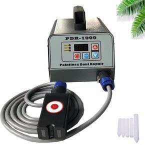 PreAsion 110V Car Paintless Dent Repair Removing Tool 1000W PDR Machine Auto Body Dent Repair Kit Hot Box Induction Heater PDR Heater Machine Car Removing Paintless Dent Repair Tool
