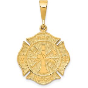 Jewels By Lux 14K Yellow Gold Fire Rescue Pendant