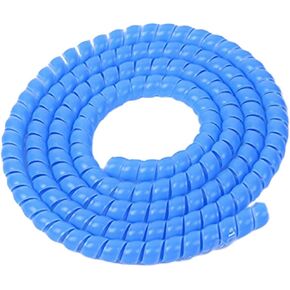 6.5FT 20mm(0.78in) Polypropylene Spiral Wire Tube Pipe Cable Sleeve Protector, Black
