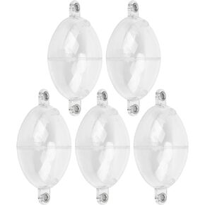 Fishing Controller, Fishing Float Ball High Recognition High Sensitivity Bubble Floats Fish Tackle for Fishing(Transparent White)