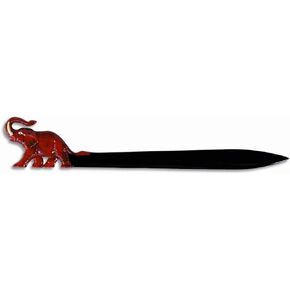 LX Hand Painted Red Elephant Letter Opener