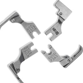4PCS Different Zipper Presser Foot P36L P36N P363 S518N Compatible with JUKI Brother Singer Consew Typical Industrial Single Sewing Machines