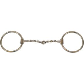 Western SS Twisted Wire Snaffle O-Ring Bit