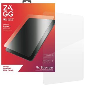 ZAGG Glass Elite iPad Air 11" (M2) Screen Protector - Tempered Aluminosilicate, 5X Stronger, Smudge-Free, Eco-Friendly, Easy Apply